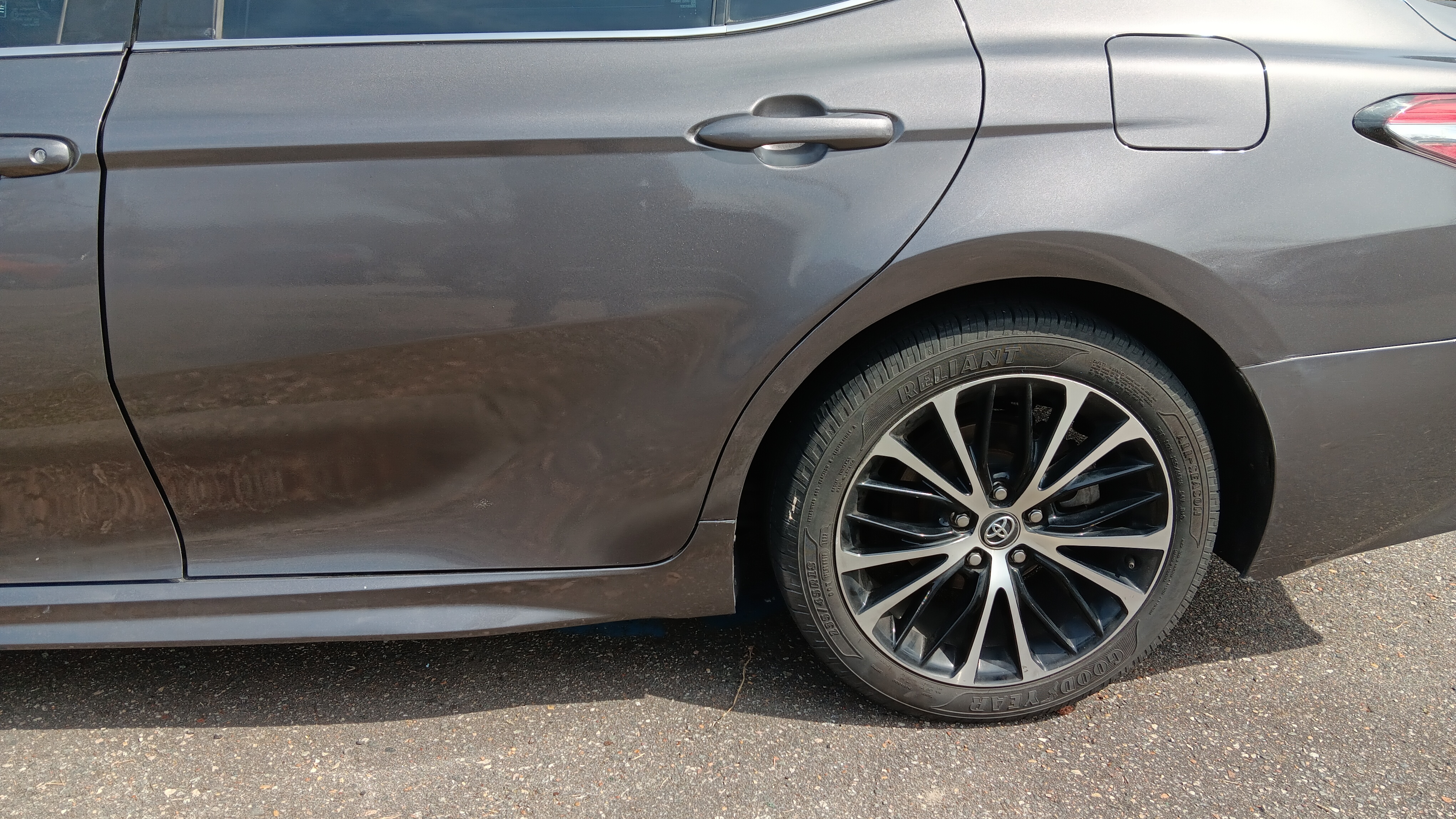 2025 Toyota Camry body repair and paint in Norfolk, Virginia — After